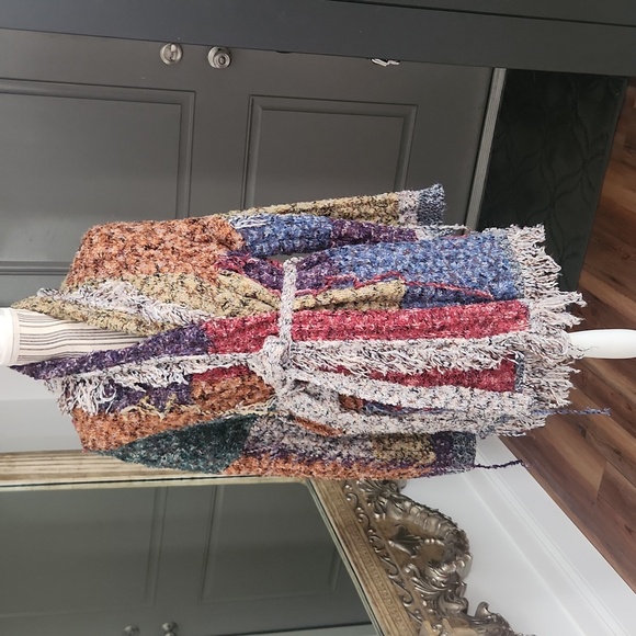POL Multi-color Fringe Cardigan - Picture 5 of 16